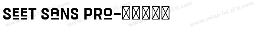 seet sans pro字体转换